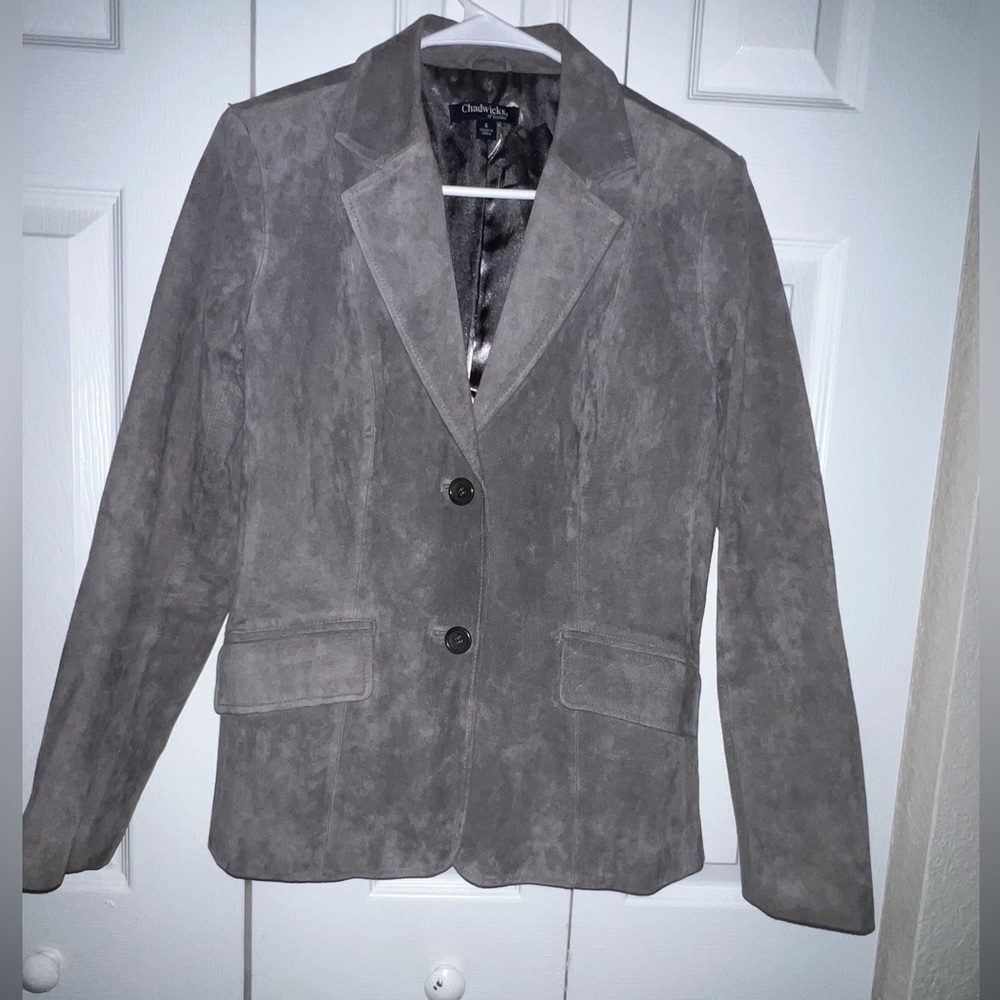 Chadwick’s of Boston jacket women’s color gray size 6